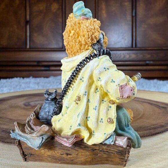 Vintage Boyds Bears Ineeda Break Overworked Bearstone Collection Figurine - Picture 6 of 11